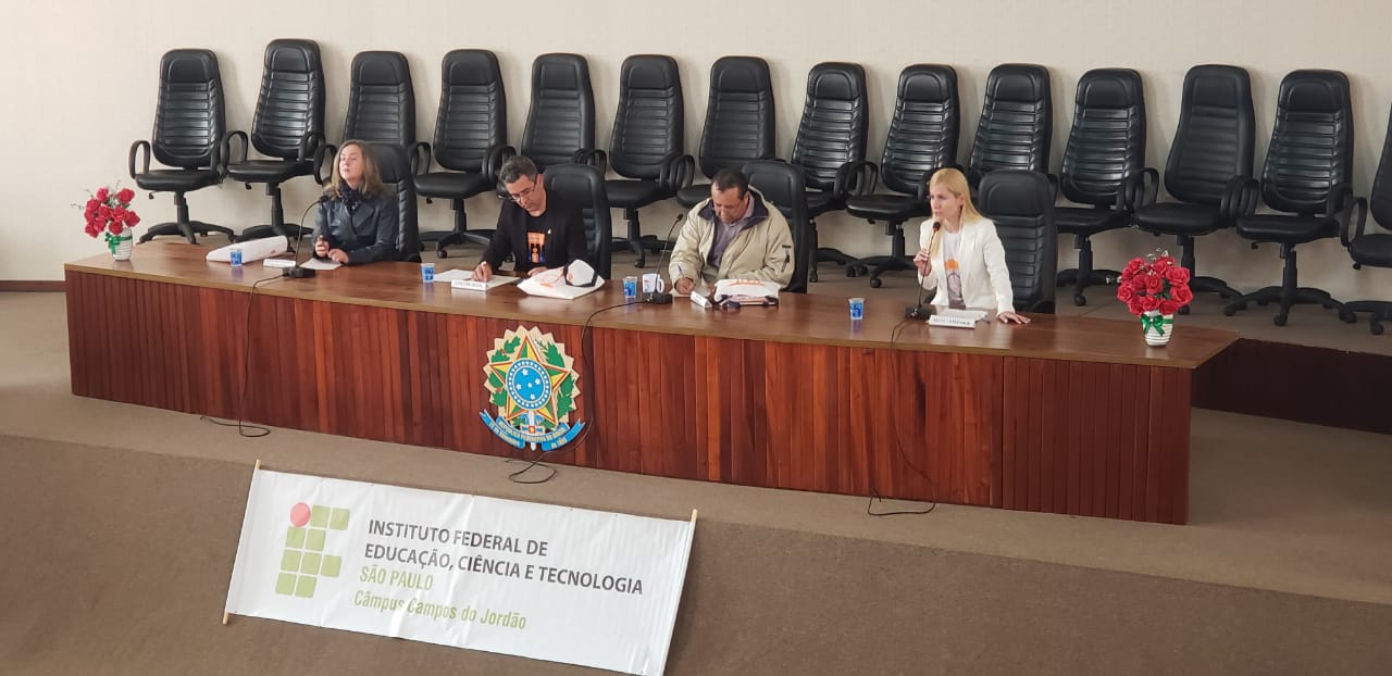 2019 SELIV Abertura Oficial - Pró-reitor de Desenvolvimento do IFSP, Diretor Geral do IFSP - CJO, Secretária de Educacao de CJO e Presidente do II SELIV.jpg