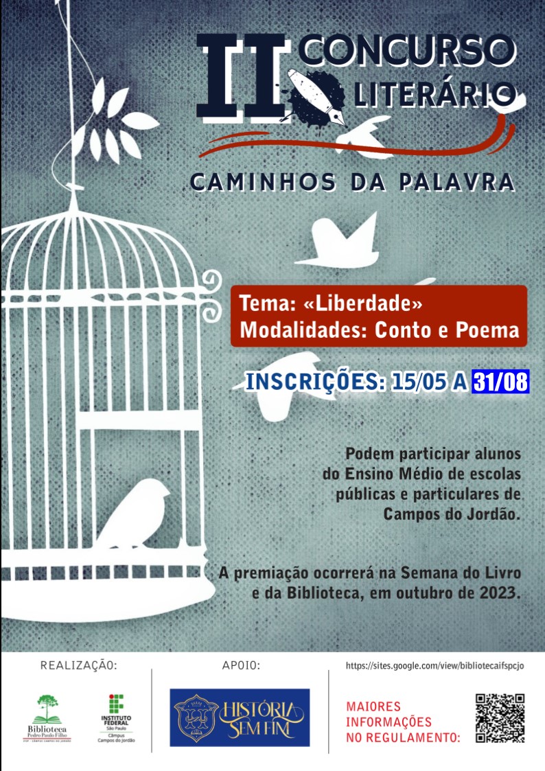 Cartaz concurso literário 2023 - prazo prorrogado.jpeg