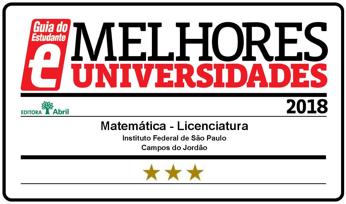 Licenciatura em Matemática Melhores Universidades 2018