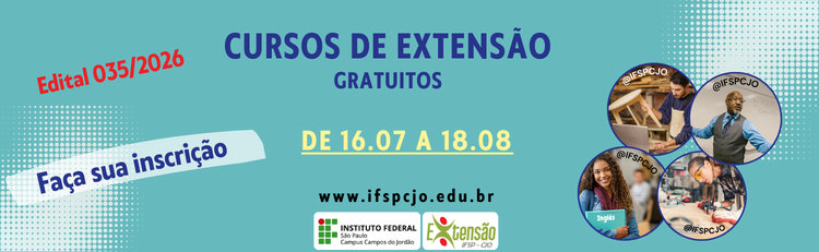  Inscrições prorrogadas até 18/08/2026