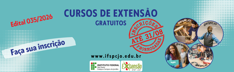  Inscrições prorrogadas até 31/08/2026