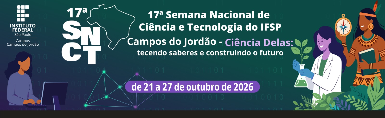 Inscreva-se na 17ª Semana Nacional de Ciência e Tecnologia